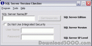 SQL Server Version Checker screenshot